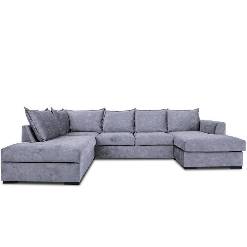 Chill U-sofa 330x215 cm - Adore Fuji velur