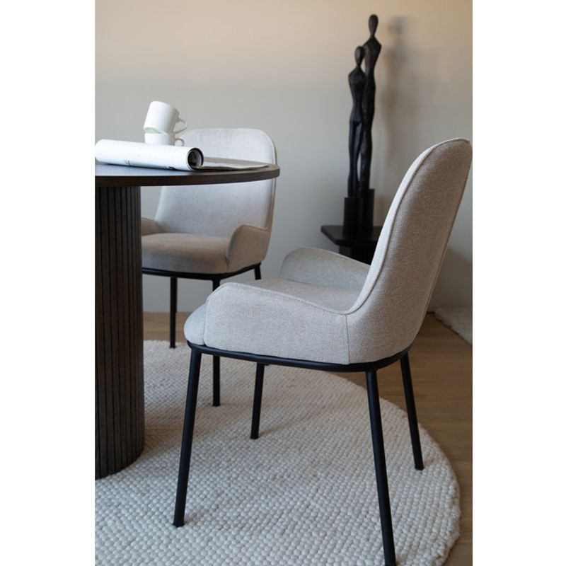 Whitney Spisestol beige