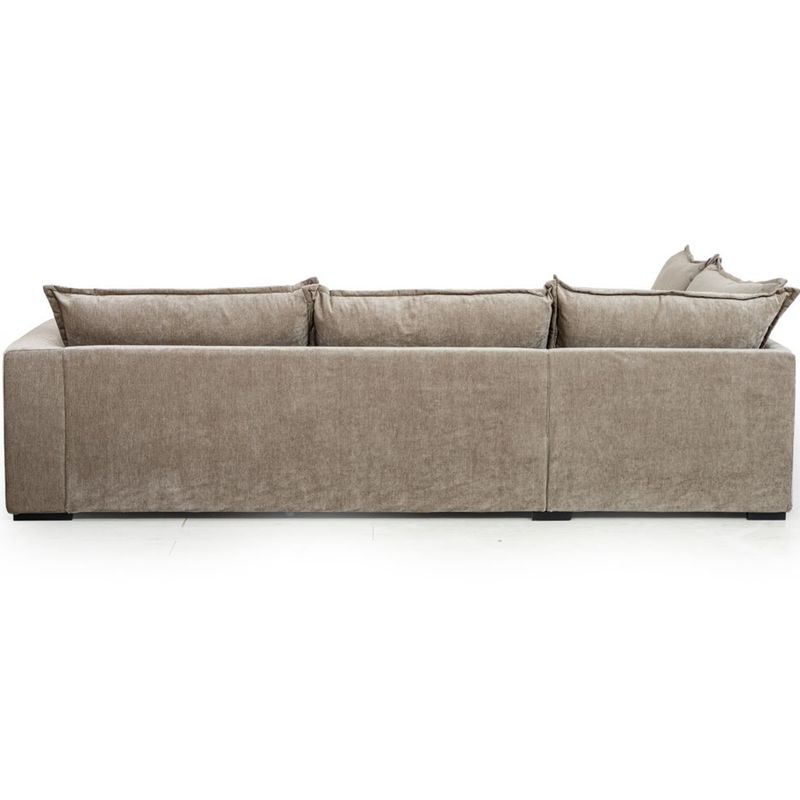 Chill Oppsett 2 Hjørnesofa m/ åpen ende Eros Velur 300x215