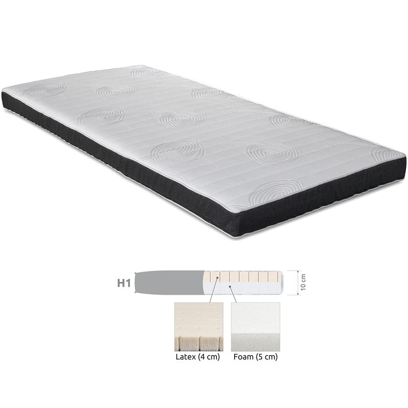 Arctic Ascot 140x200cm overmadrass dobbeltsidig med latex og mykt skum