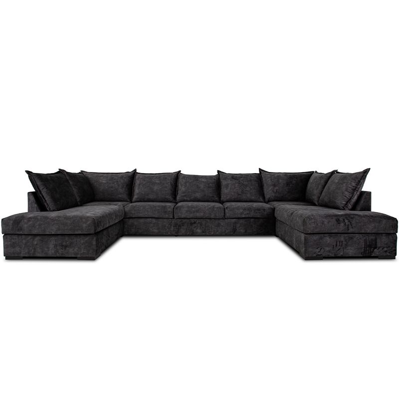 Chill symmetrisk U-sofa 402x215 cm - Storm tekstil