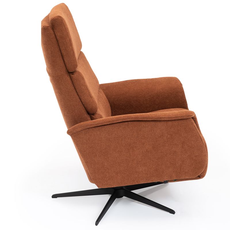 Dennis Recliner med integrert fothviler | Adore velur