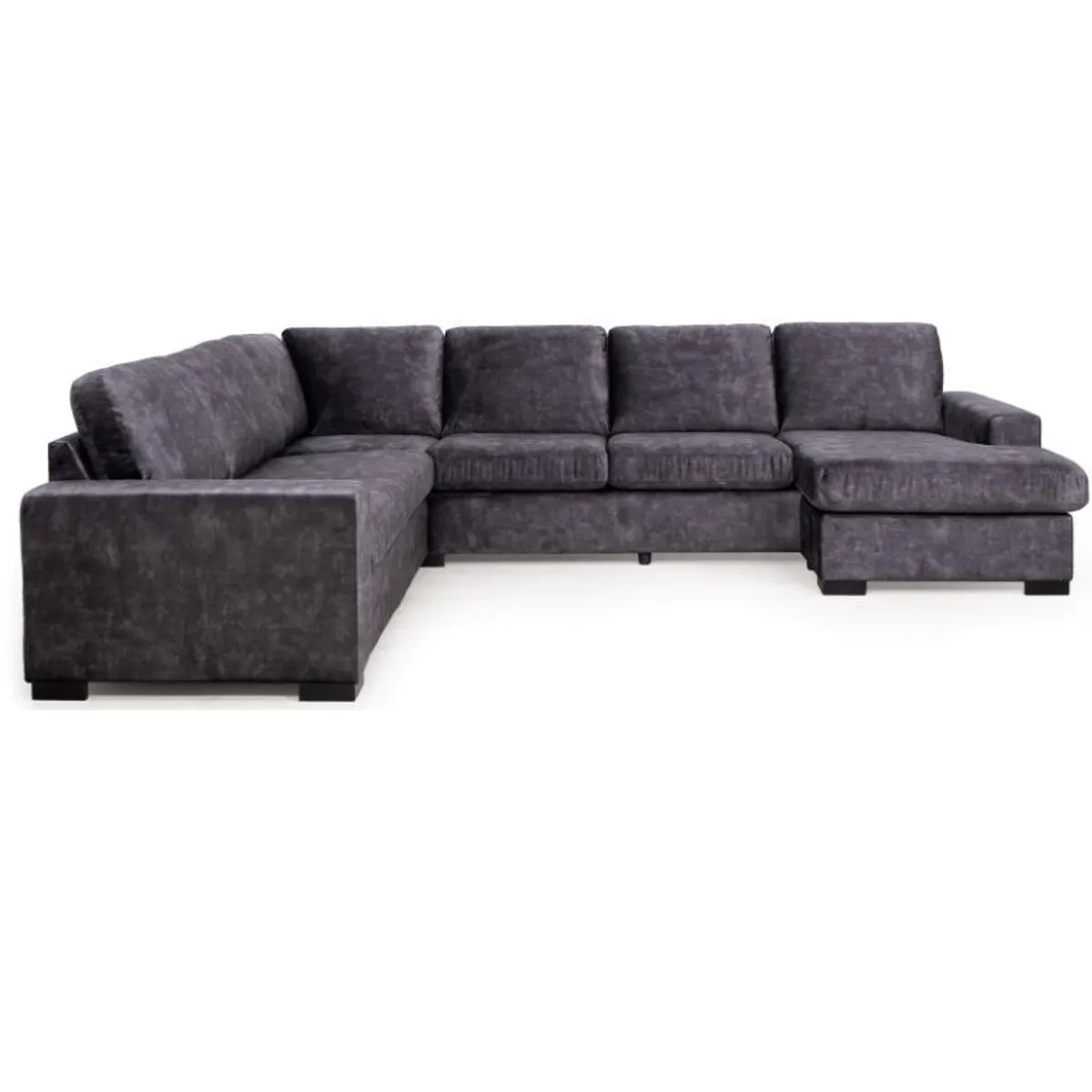 Manhattan U-sofa oppsett 4 320x250cm Adore Fuji velur-velg farge