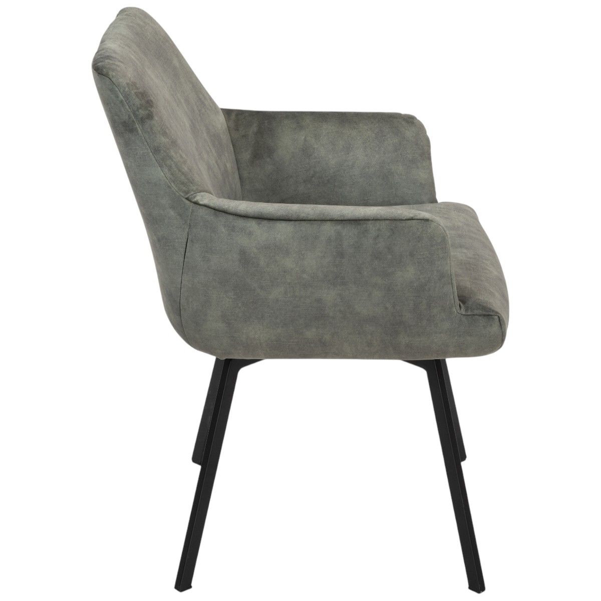 Ari 9002 Spisestol med sving og armlene Brego tekstil