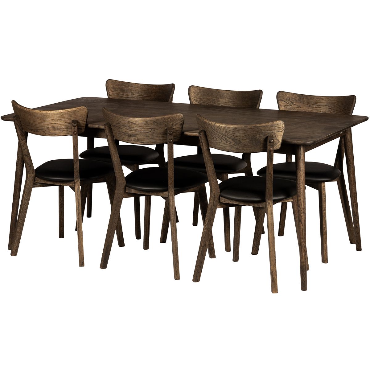 Nyborg Heltre Spisebord røkt eik 180x90