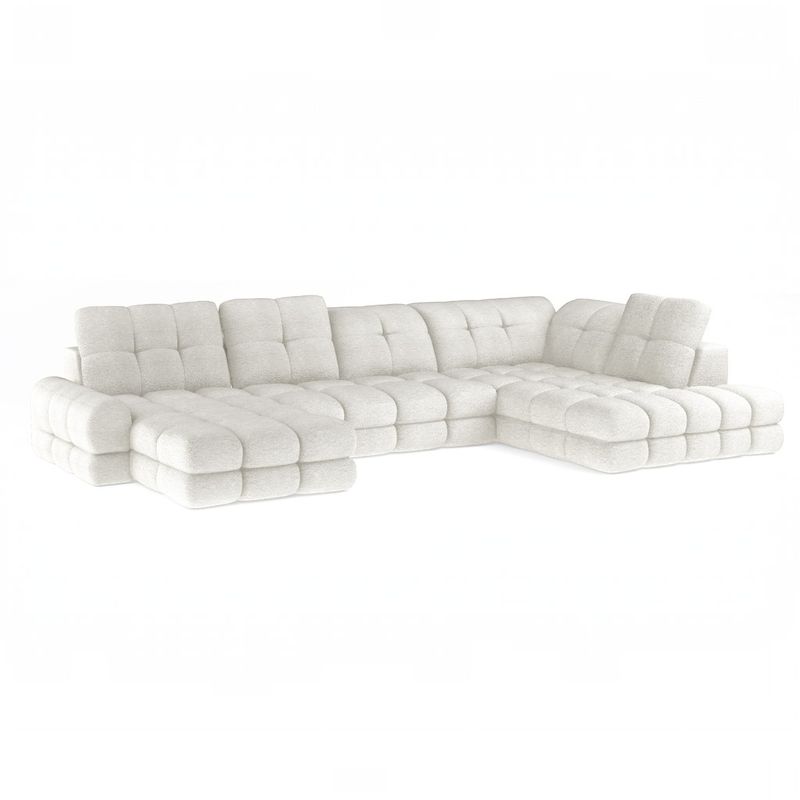 Tollo XL hjørnesofa 400x217 med elektrisk setedybde