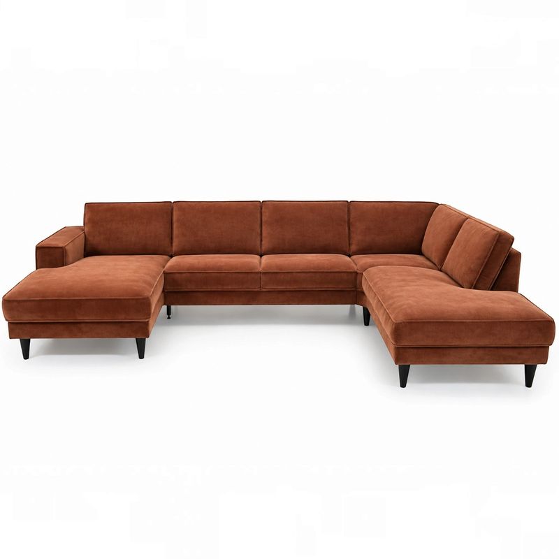 Brugge Stor U-sofa 344cmx210cm | Adore velur