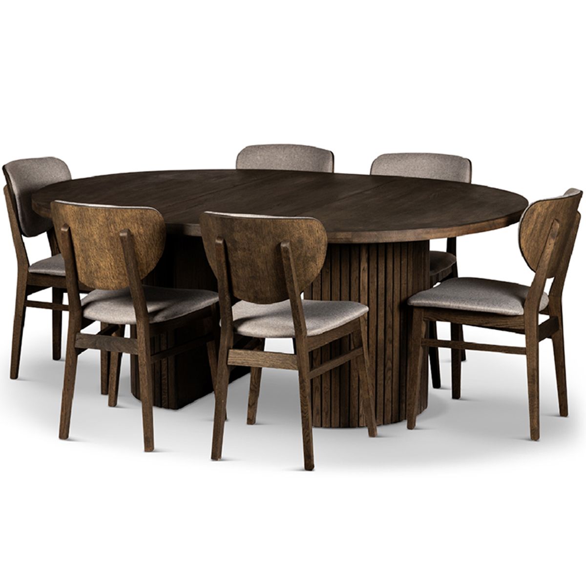 Sophisticate Ø115 Spisebord heltre massiv eik smoked oak