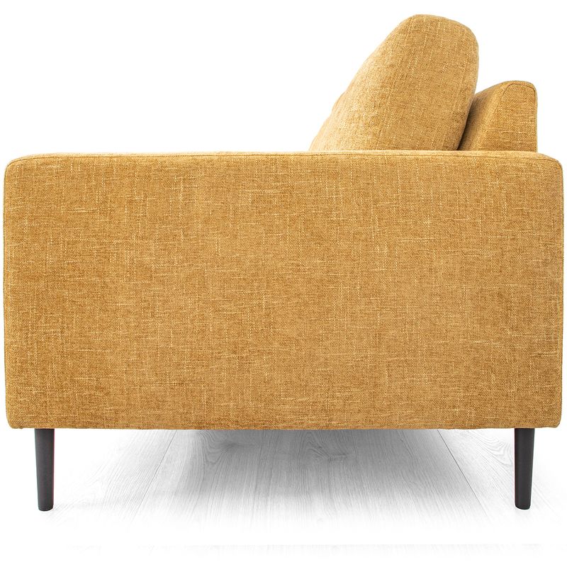 Lemon 3 seter Sjeselongsofa 270x160cm tekstil Miami Mustard 06