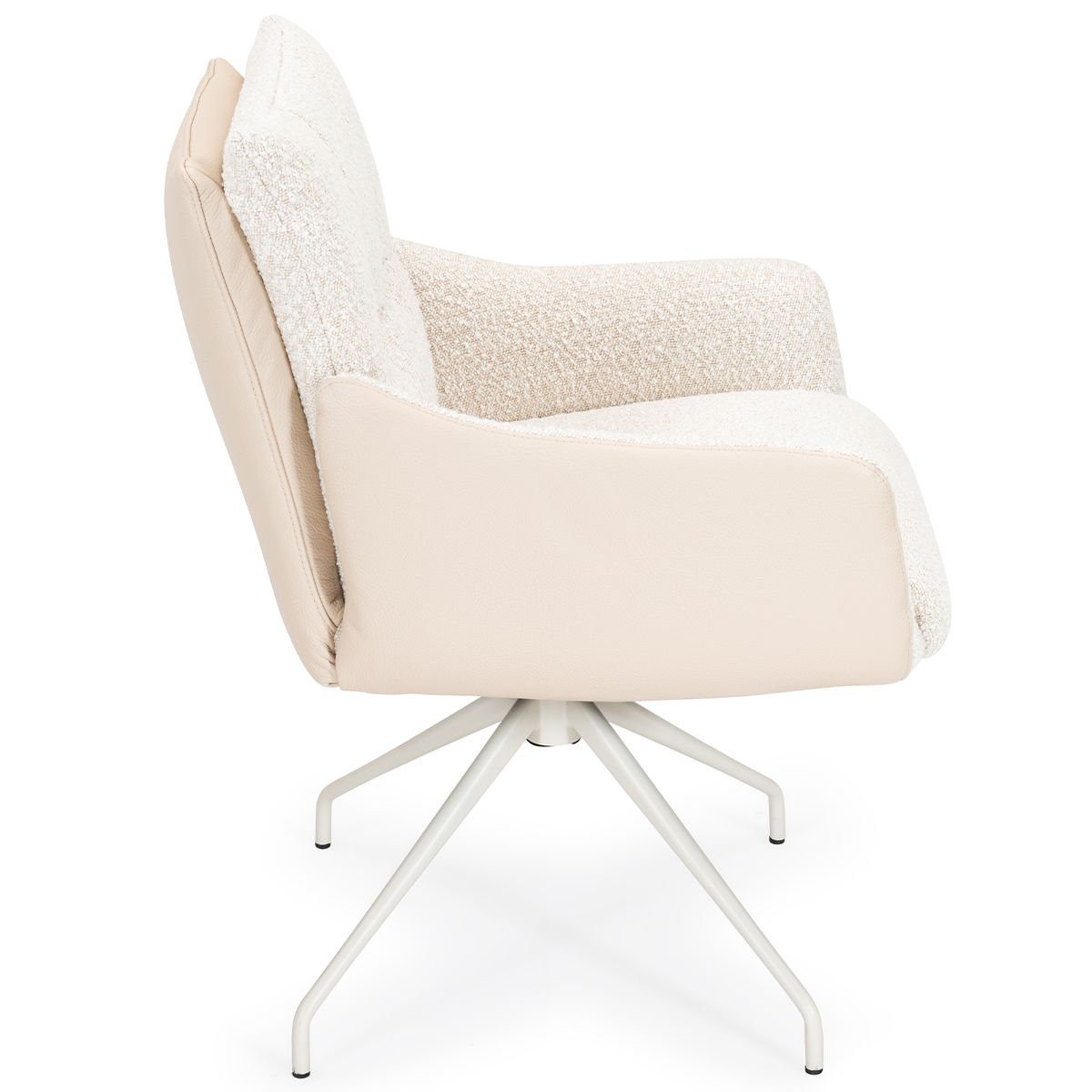 Astra 9262 spisestol med armlene, ergonomisk bevegelig rygg og sving