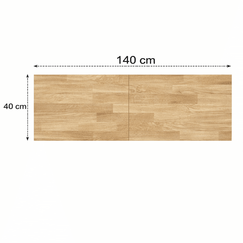 Slite illeggsplate 40cm hvitoljet heltre eik