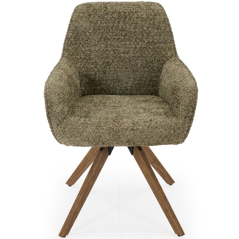Cleo Spisestol med sving og armlene Venga Bouclé