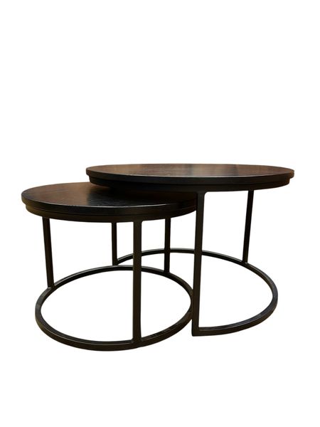 Hovedbilde Edmonton sofabord heltre massiv sortbeiset ask ...