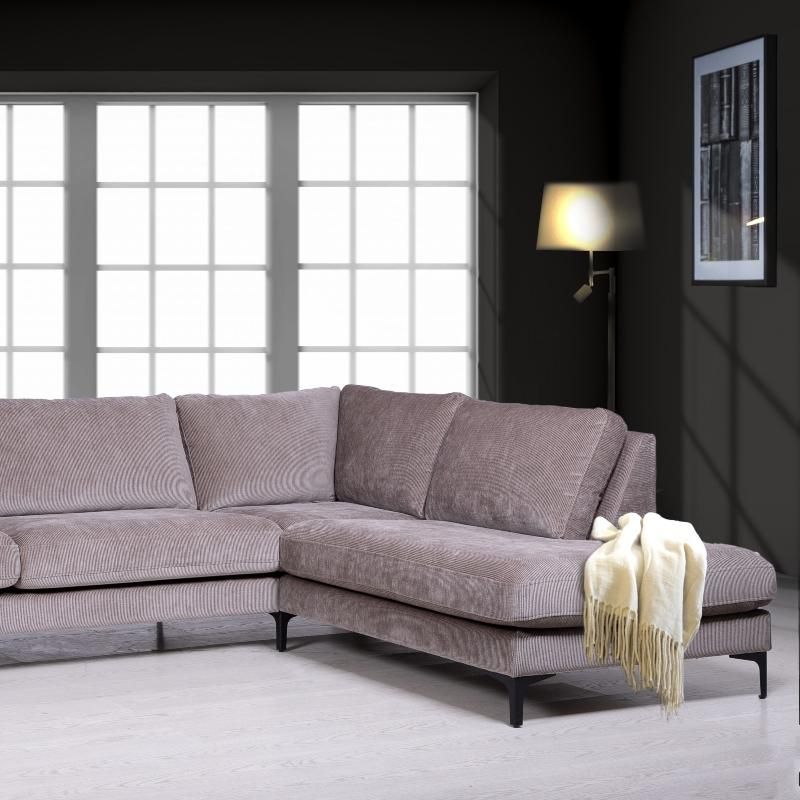 Cape Oppsett 11 hjørnesofa med åpen ende Adore Fuji 285x206
