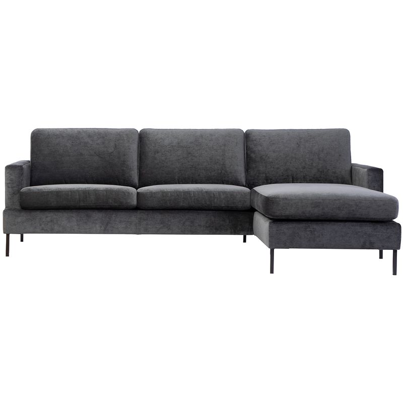 Crosby sofa 3 seter 3N small med sjeselong 249 x163cm Fluff One 