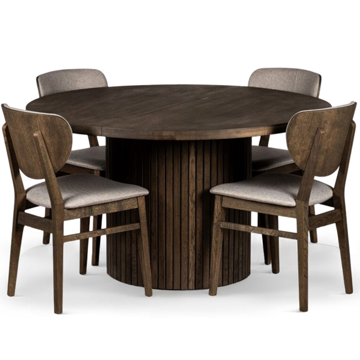 Sophisticate 115+50+50+50 Spisebord heltre massiv eik smoked oak