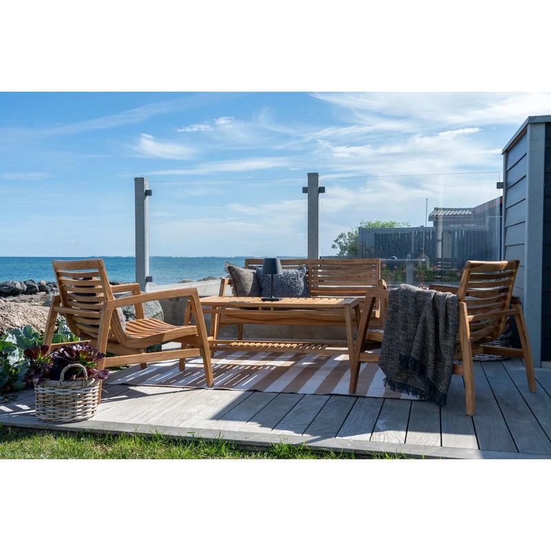 Santander Loungesett 2+1+1 Teak - House Nordic