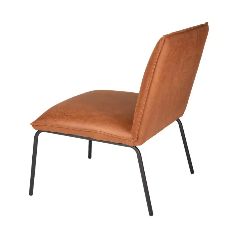 Namsen Lenestol Cognac imitert skinn 73cm