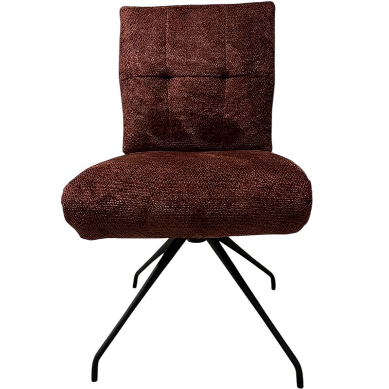 Astra spisestol med ergonomisk bevegelig rygg og sving velg Movie tekstil