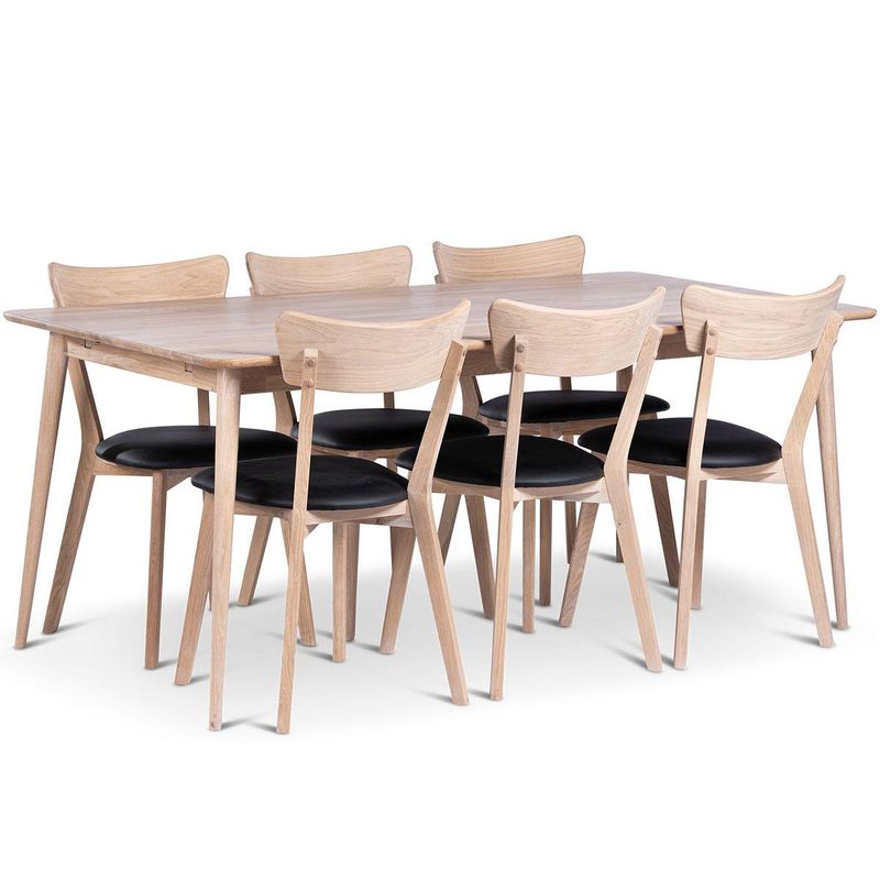 Odense Heltre Spisebord hvitoljet eik 180x90