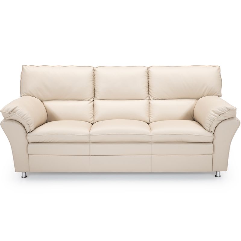 Palma 3 Seter Ekte Skinnsofa 215cm