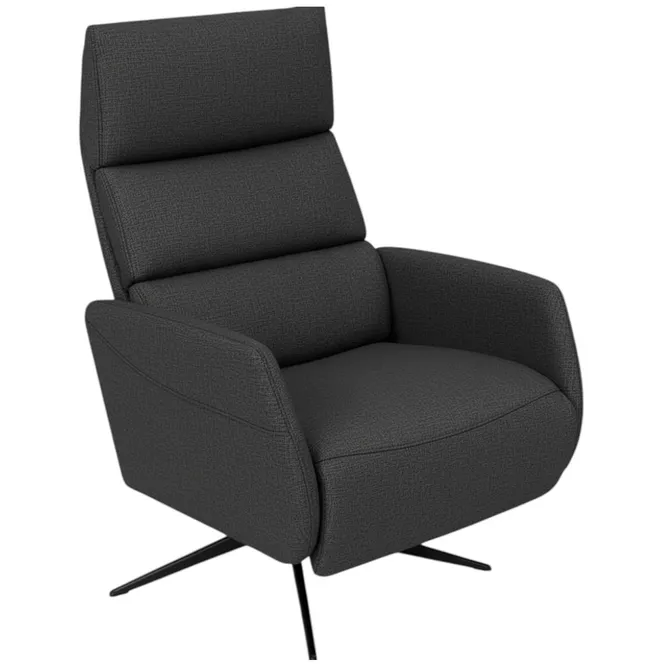 Hovedbilde Moe Recliner med integrert fothviler i Santos tekstil Limited Edition