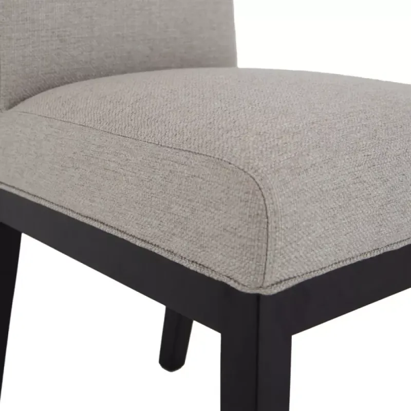 Shetland Spisestol uten armlene Beige med sorte treben