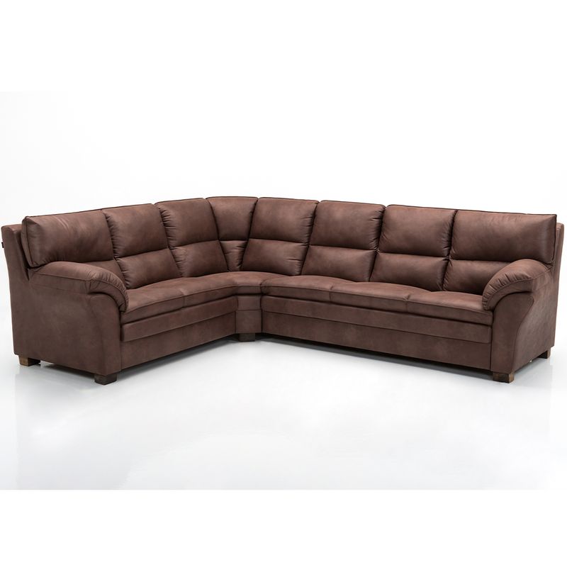 Palma 290x235 hjørnesofa i ekte skinn med fleksibel hjørnefunksjon