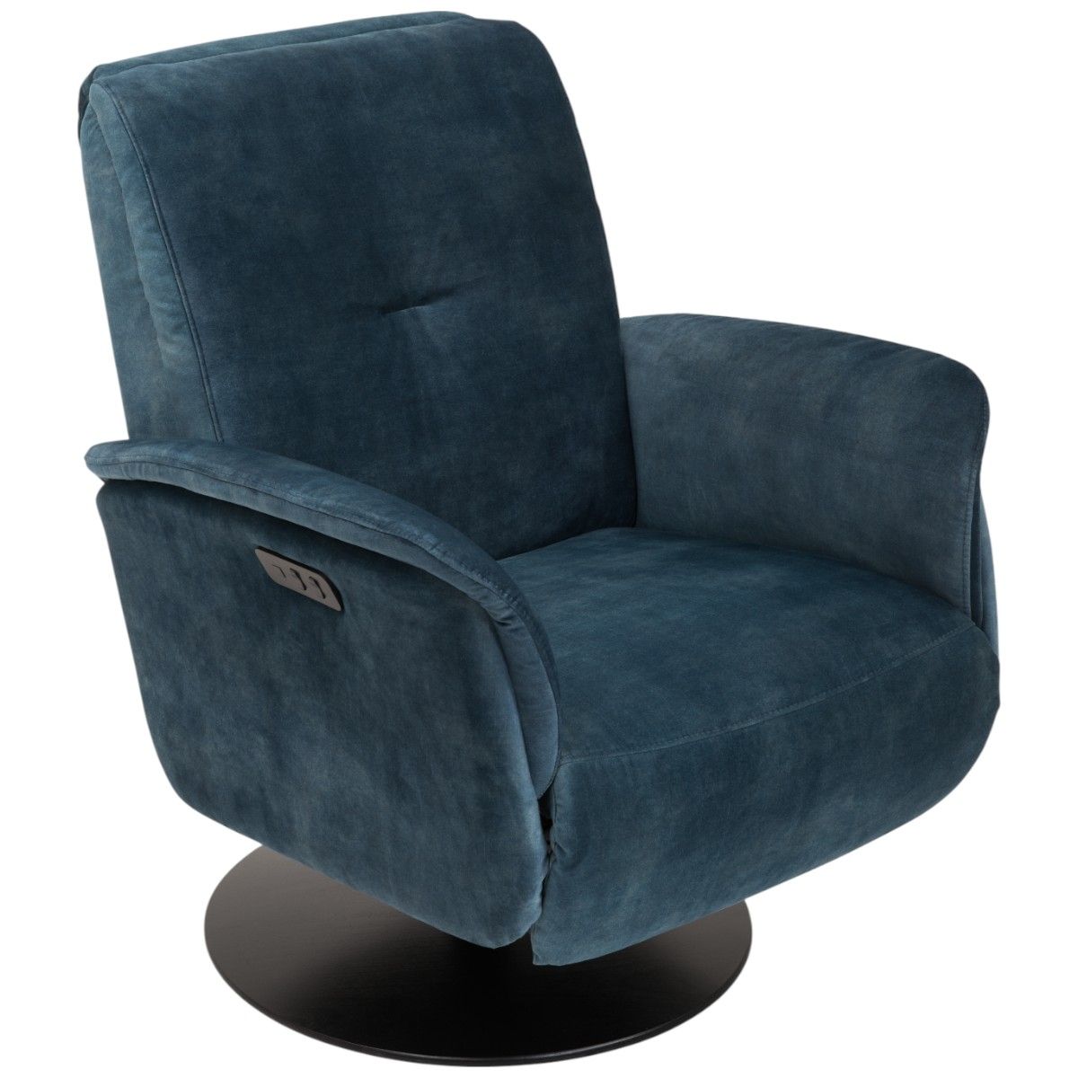 Bent Elektrisk Recliner med integrert fothviler |  Adore velur