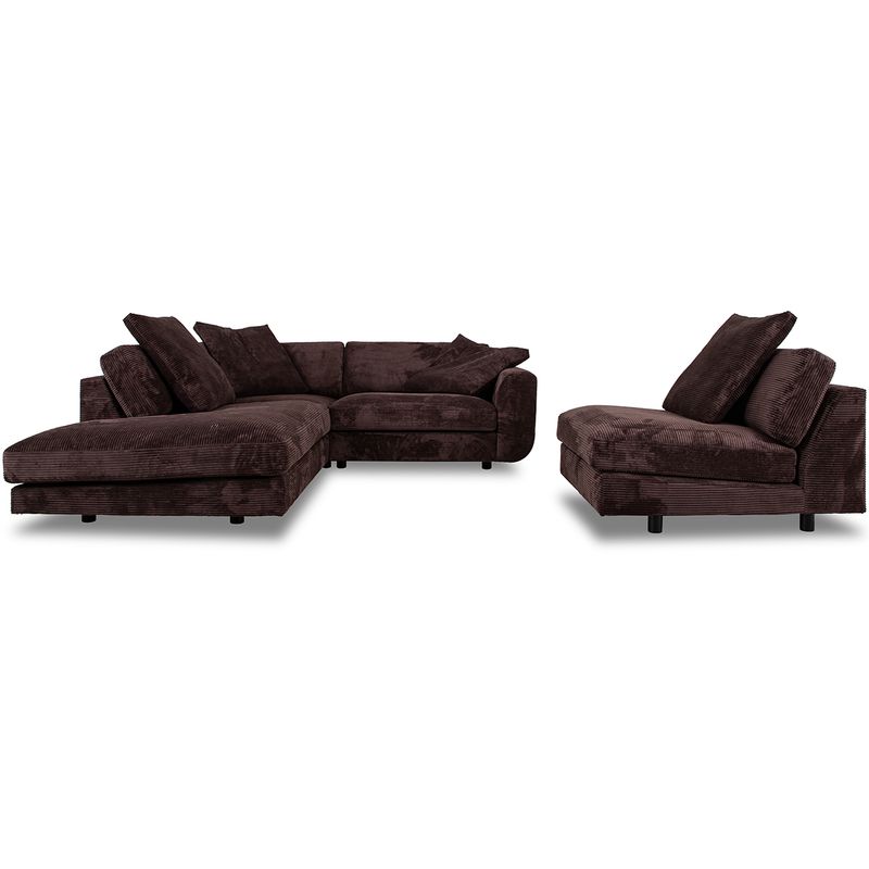 Motive Oppsett 21 Hjørnesofa 343 x 263 cm Lincoln cordfløyel 