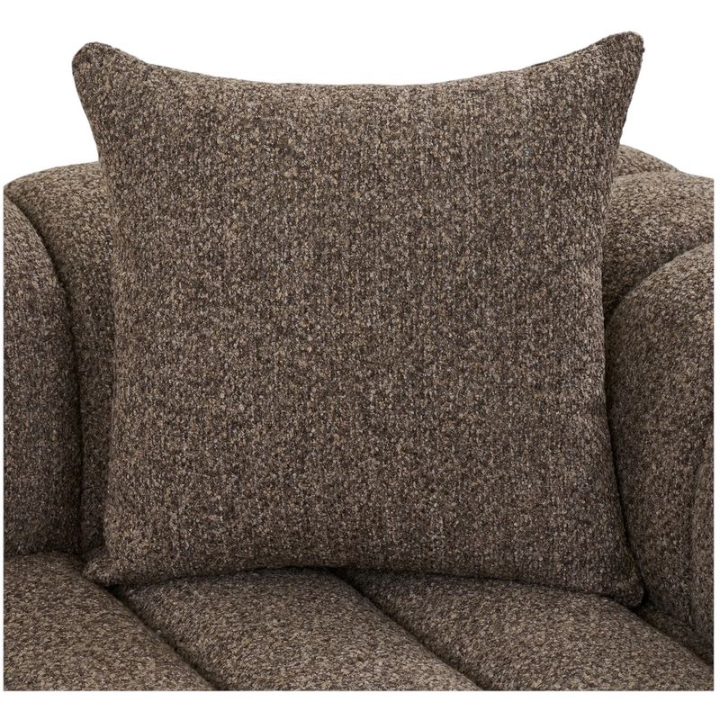 Aurora sofa 3-seter med sjeselong - brown | House Nordic 