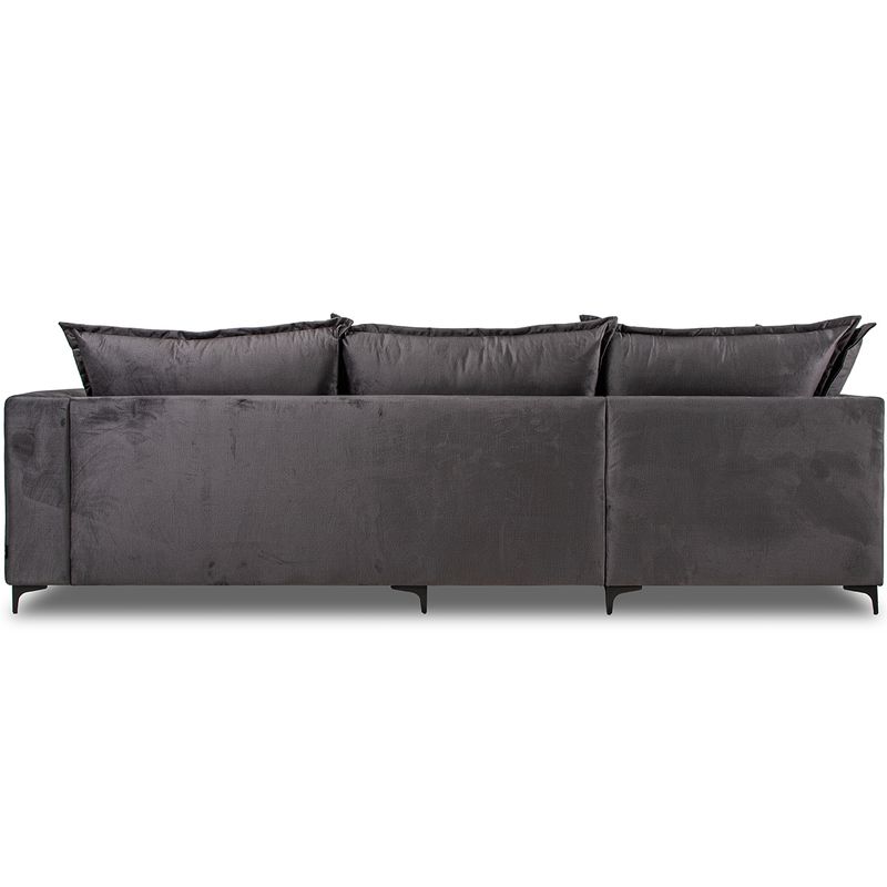 Chill Oppsett 2 Hjørnesofa Monolith velur 300x215 m/ åpen ende