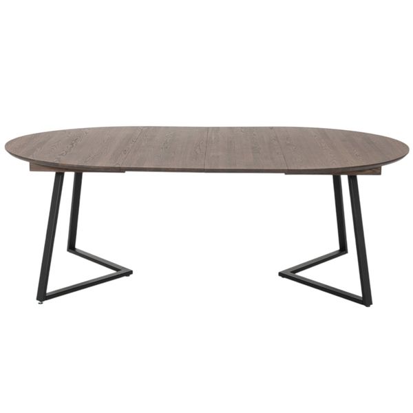 Hovedbilde Form Spisebord Rundt Ø120 heltre eik med uttrekk ...