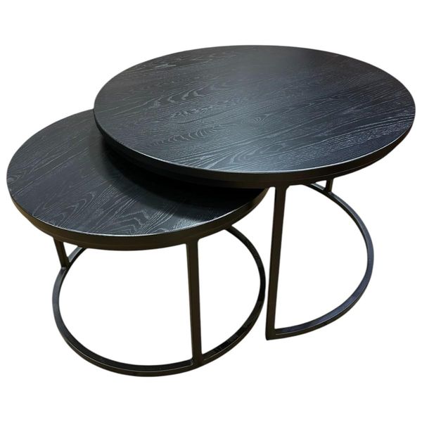 Hovedbilde Edmonton sofabord heltre massiv sortbeiset ask ...