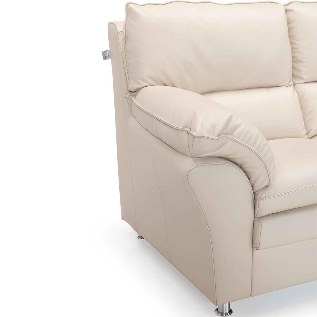 Palma Hjørnesofa i ekte skinn 281x226cm