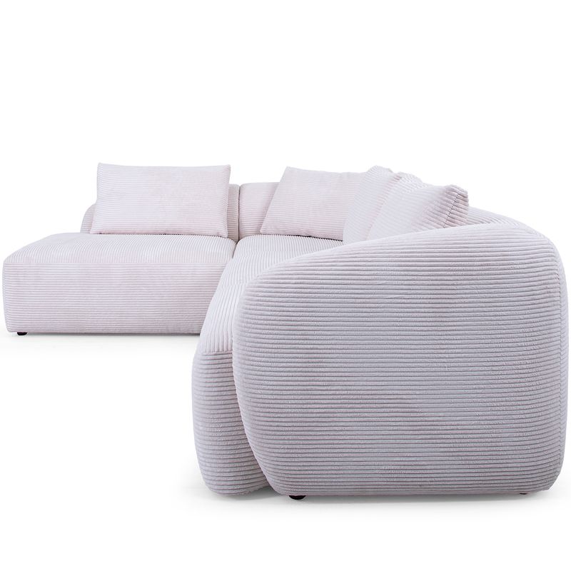 Sori hjørnesofa med åpen ende 280X210cm Velg Lincoln cordfløyel