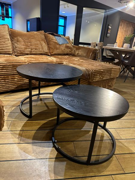 Hovedbilde Edmonton sofabord heltre massiv sortbeiset ask ...