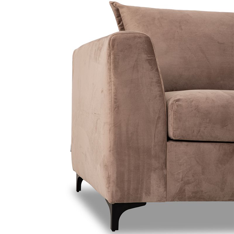 Chill Oppsett 2 Hjørnesofa Bluvel velur 300x215 m/ åpen ende