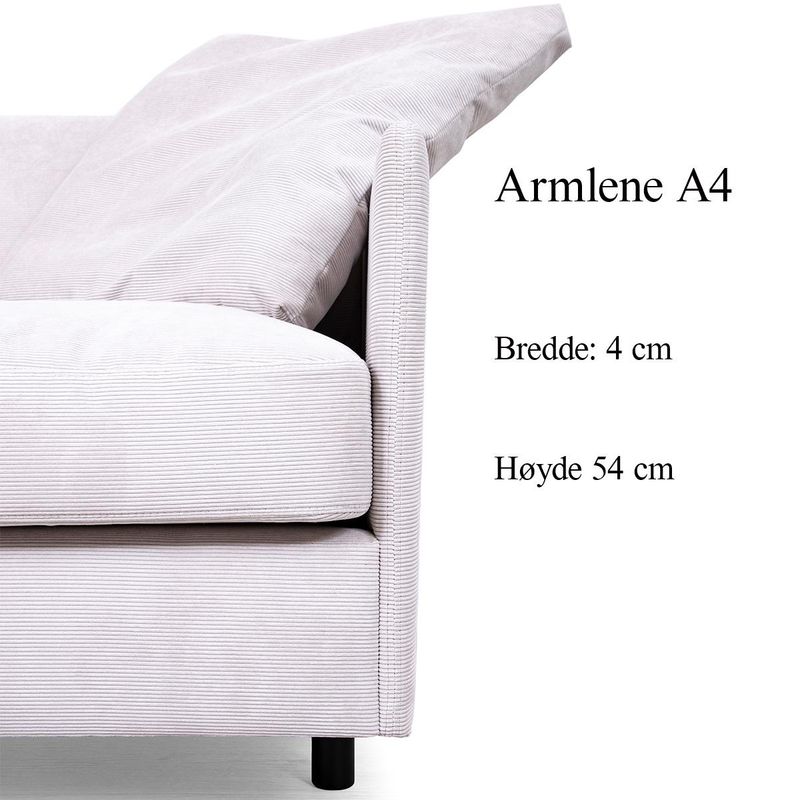 Motive bred hvilestol 108 cm Wave tekstil