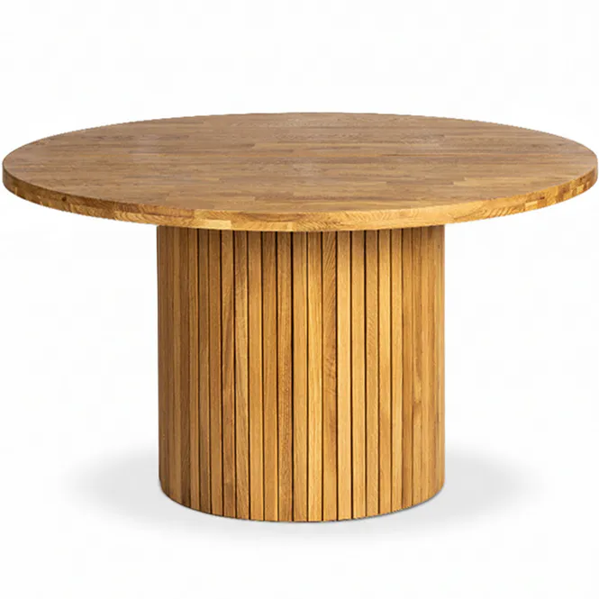 Hovedbilde Sophisticate Ø135 Rundt Spisebord heltre natur oljet eik | med uttrekk