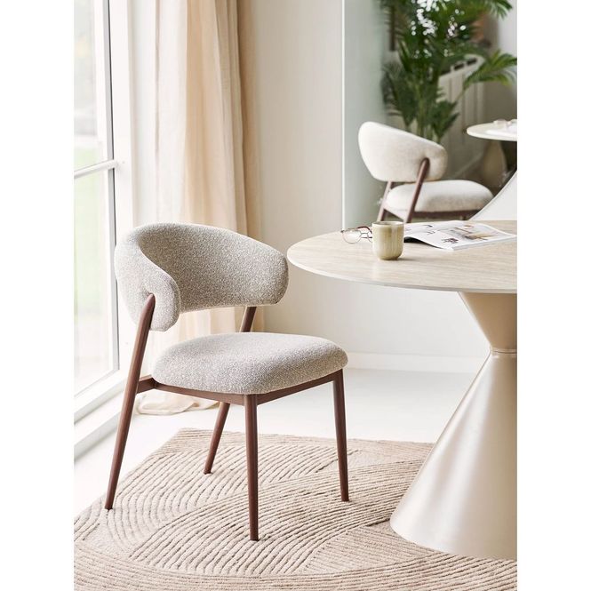 Hovedbilde Cavi spisestol - sand / valnøtt look | House ...