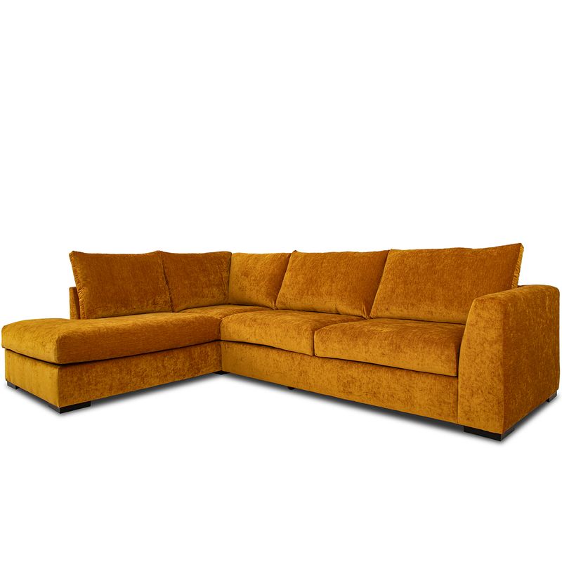 Chill Oppsett 2 Hjørnesofa m/ åpen ende Eros Velur 300x215