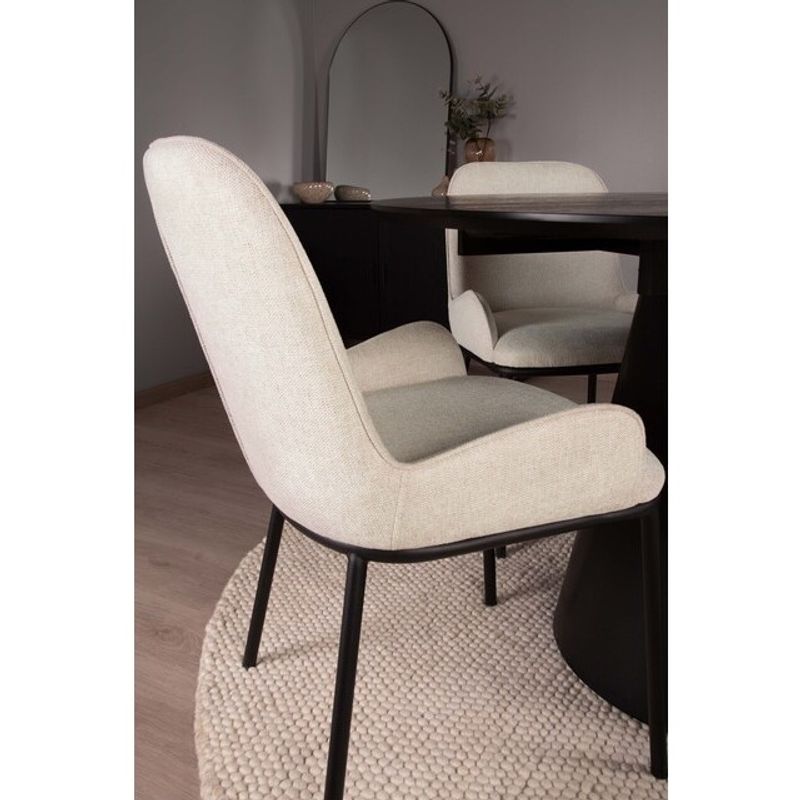 Whitney Spisestol beige