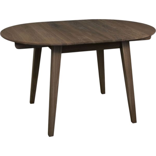 Hovedbilde Genova Spisebord Ø90-130 heltre massiv røkt eik ...