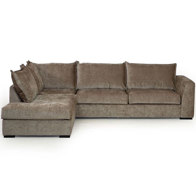 Chill Oppsett 2 Hjørnesofa m/ åpen ende Eros Velur 300x215