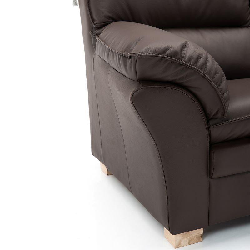 Palma 2 Seter Ekte Skinnsofa 160 cm