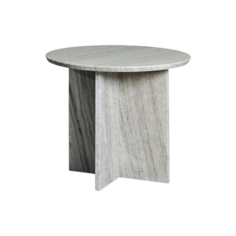 Elivinne marmor sidebord  D. Linen | 55X55X45 cm. 