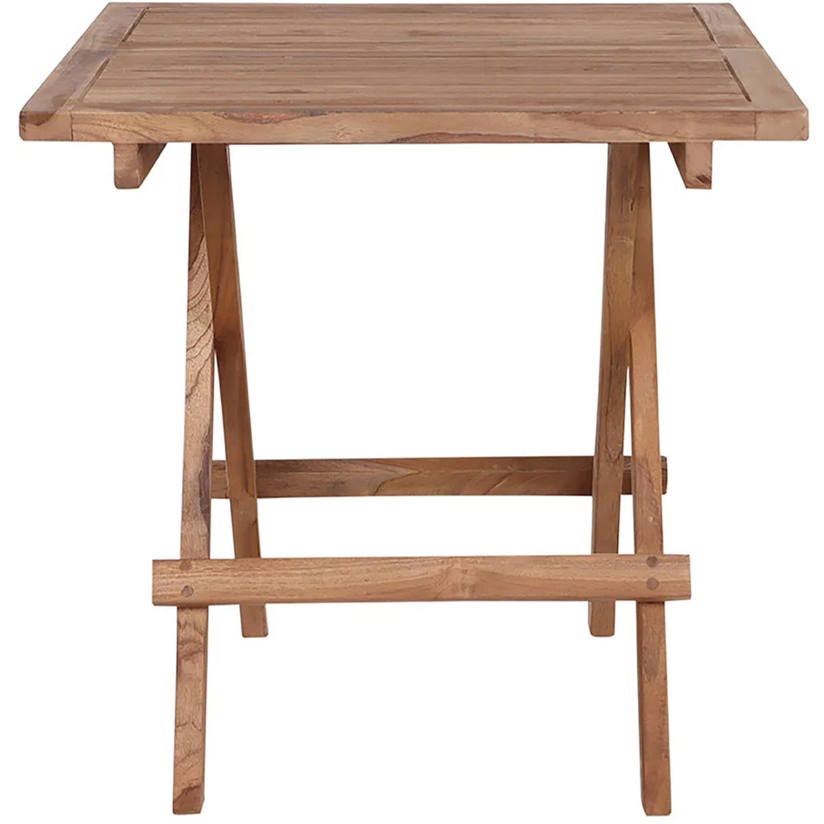 Bilbao Side Bord i Teak 50x50 | House Nordic