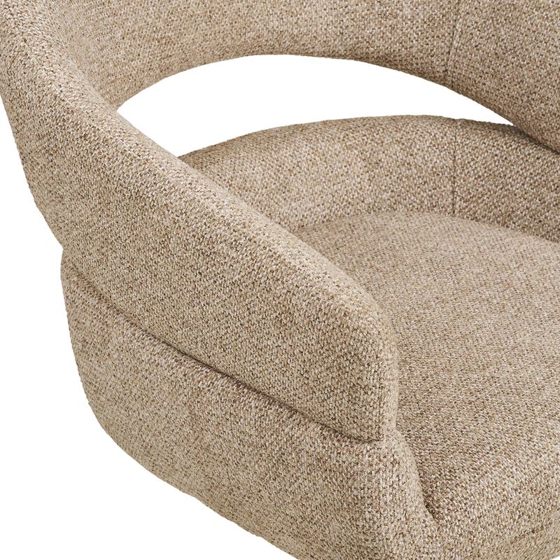 Dover spisestol sand med sving - tekstil | House Nordic