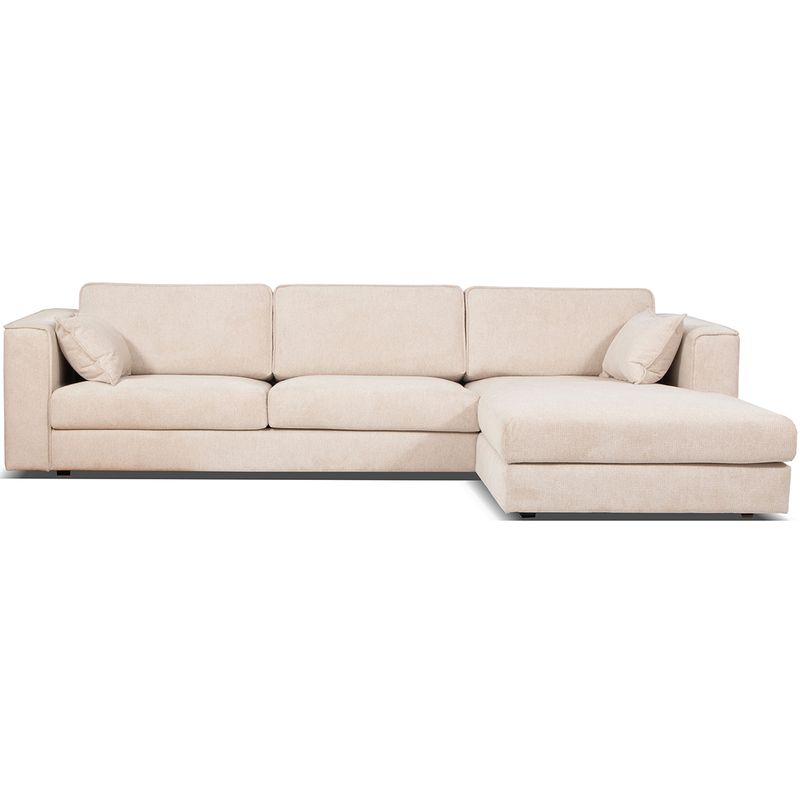 Orlando 3 seter med sjeselong 316 x 195 cm Aragon Tekstil